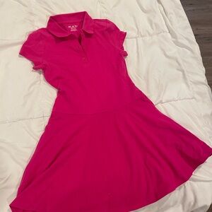 The Children's Place Bright Pink Polo Dress